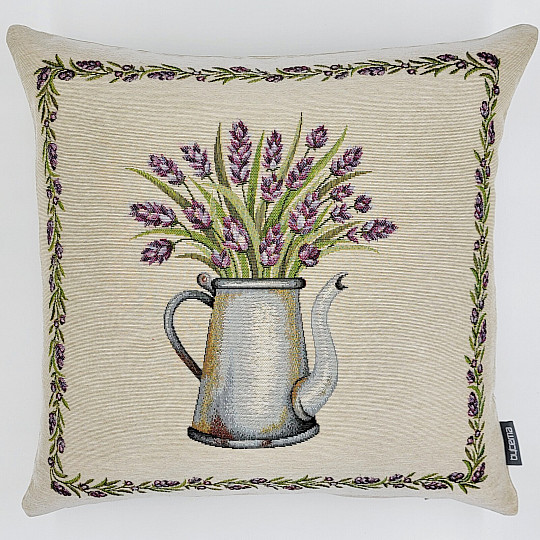 Fodera per cuscino arazzo LAVANDA IN VASO