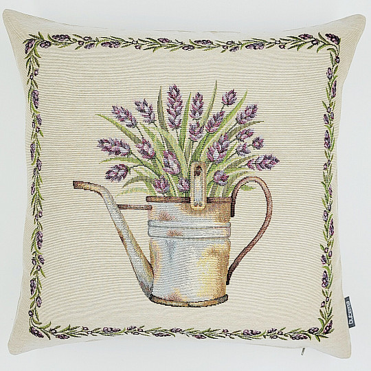 Fodera per cuscino arazzo LAVANDA IN VASO II