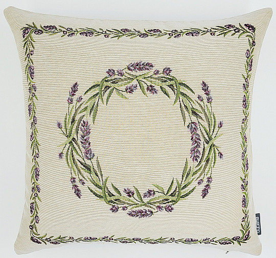 Federa per cuscino arazzo CORONA DI LAVANDA
