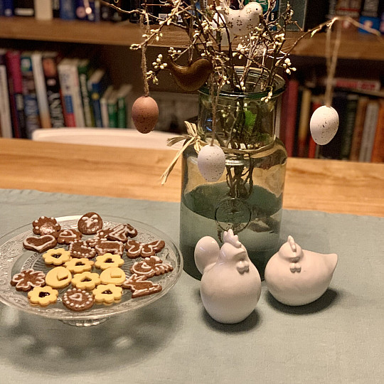 Tovaglia in lino VERONA grigio-verde