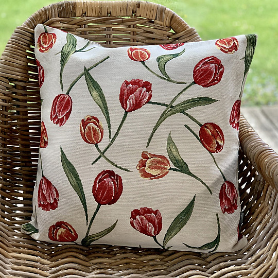Fodera per cuscino arazzo TULIPS III modello grande