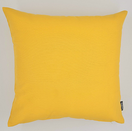 Fodera per cuscino decorativo LISO GIALLO