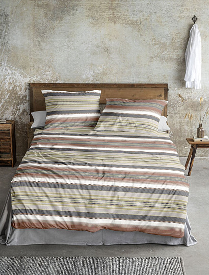 Biancheria da letto di lusso in raso IRISETTE TOKIO 8562-11 STRIPES