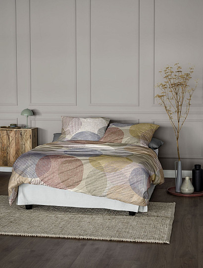 Biancheria da letto di lusso in flanella IRISETTE ZOBEL 8553-50 RUOTE DEI COLORI