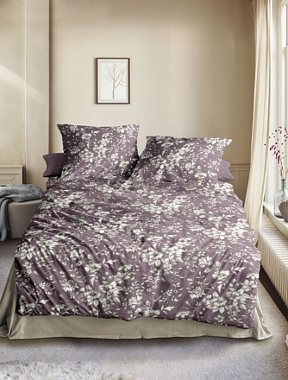 Biancheria da letto di lusso in flanella IRISETTE ZOBEL 8558-70 bordeaux