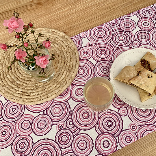 Sciarpa MANDALA ECO lilla