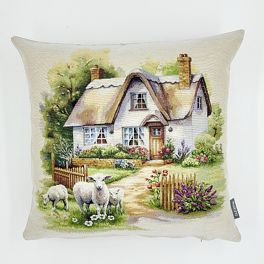 Fodera per cuscino con arazzo PECORA COTSWOLDS
