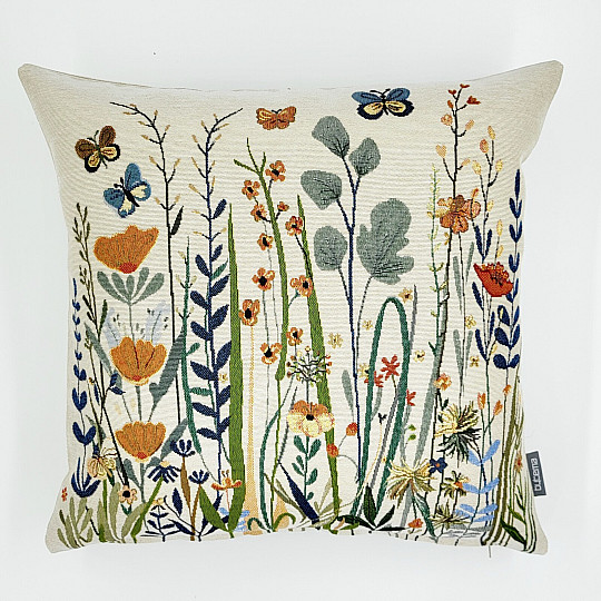 Fodera per cuscino arazzo WILD MEADOW beige