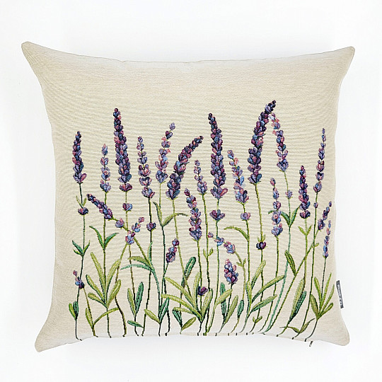 Fodera per cuscino arazzo GAMBI DI LAVANDA