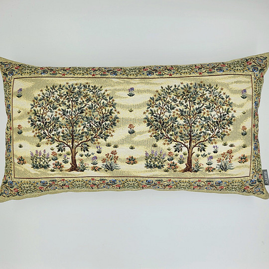Cuscino con tappezzeria TREE OF HAPPINESS beige