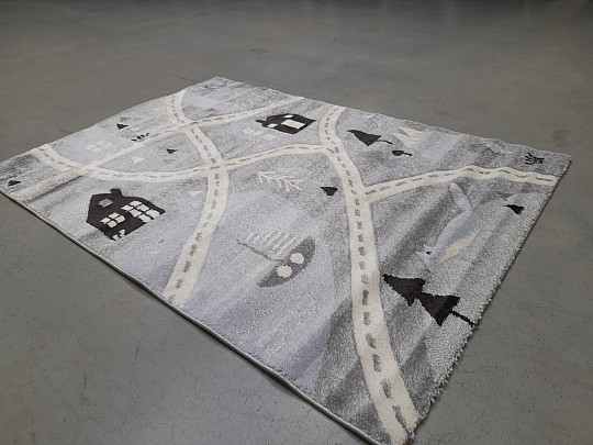 Tappeto per bambini HAPPY 310 argento