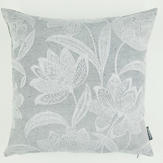 Fodera per cuscino decorativo NENUFAR GRIGIO