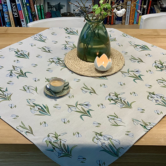 Tovaglia e sciarpa arazzo BUCANEVE