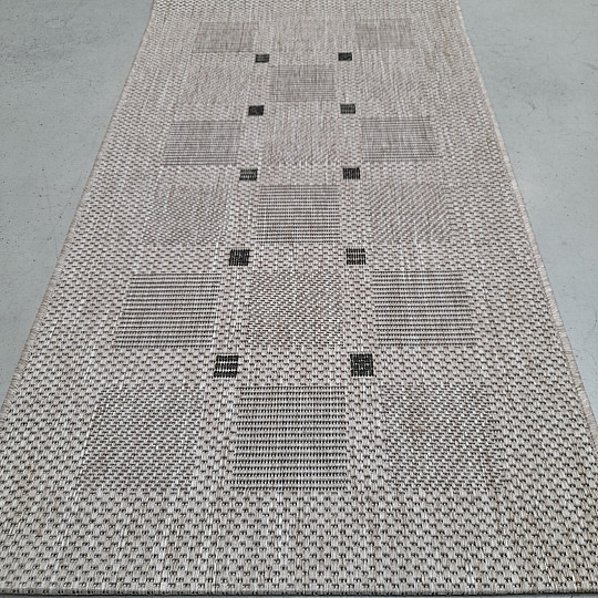 Tappeto bouclé FLOORLUX 20079/04 pois argento -nero