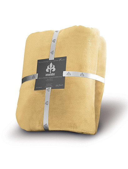 Coperta morbida RELAX 40 GIALLO
