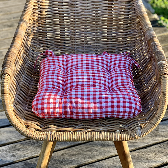 SEDILI A CUORE IN TELA rosso