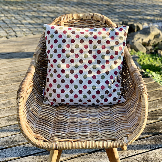 Federa per cuscino arazzo POLKA DOT