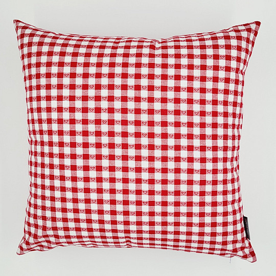 Federa decorativa SOFI CUORE rosso