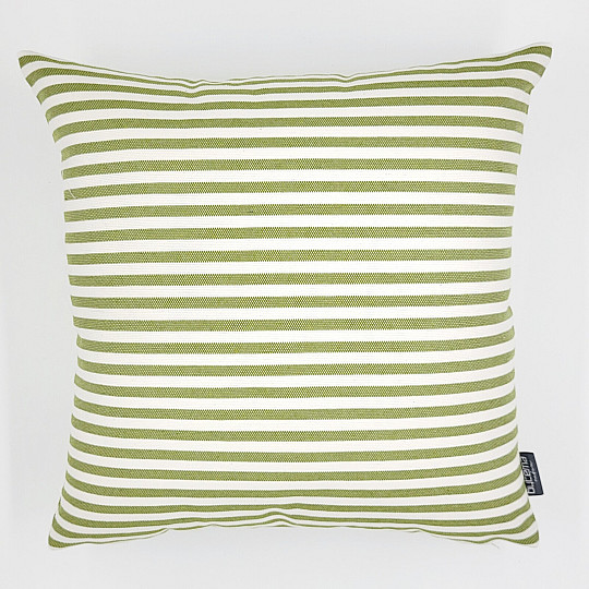 Federa decorativa LEO VERDE riga verde