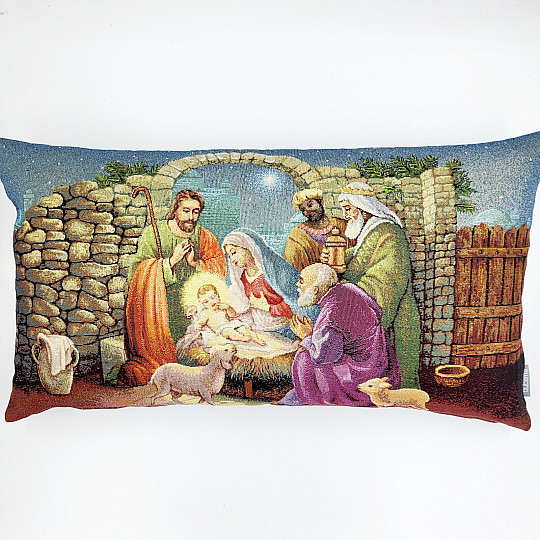 Cuscino arazzo Natività di Gesù