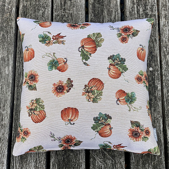 Federa per cuscino in arazzo PUMPKIN PICKUP
