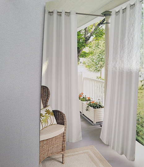 Tenda decorativa da esterno GAIA GREY anelli
