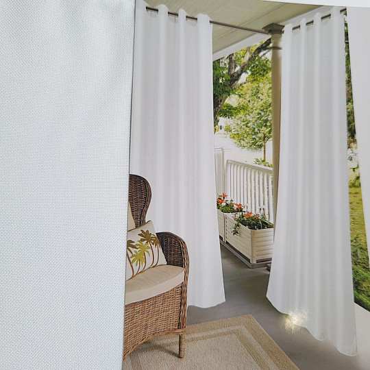 Tenda decorativa da esterno GAIA WHITE anelli