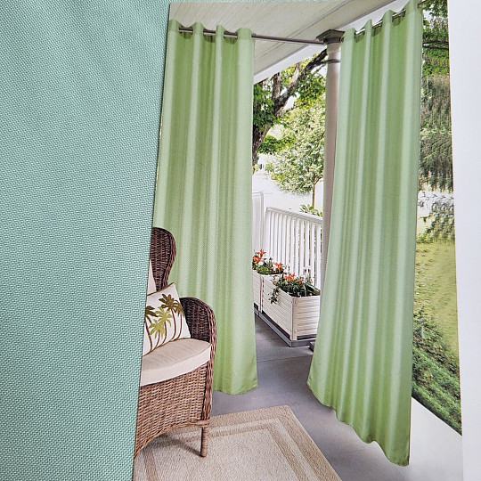 Tenda decorativa da esterno GAIA GREEN anelli