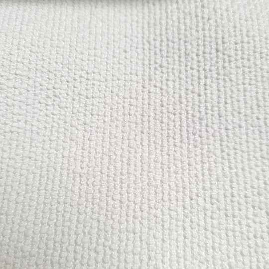 Tessuto decorativo monocromatico di lusso GERSTER 77052/10 BIANCO