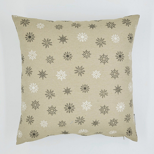 Copertura decorativa natalizia FLAKES GRIGIO BIANCO