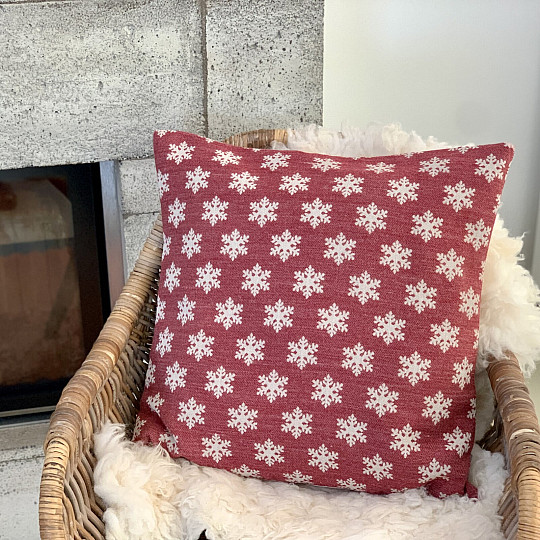Lussuosa copertura decorativa FLAKES RED A