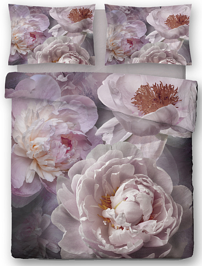 Biancheria da letto in raso di cotone PEONIA