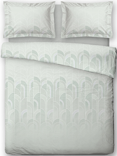 Biancheria da letto in raso di cotone MOSS MOOD