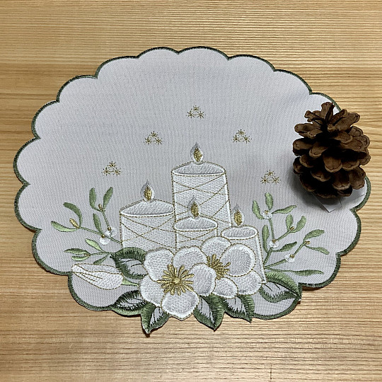 Tovaglietta CANDELE BIANCHE