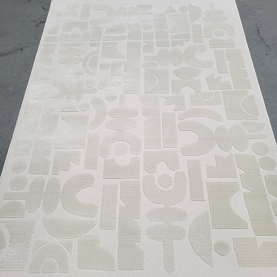 Tappeto pezzo BOHO geometria leggera