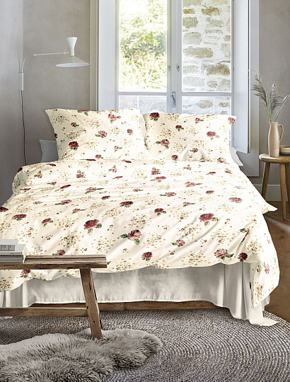 Biancheria da letto di lusso in flanella IRISETTE KOALA 8627-60 ROSE RED
