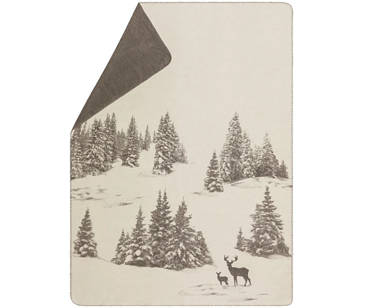 Coperta DF SAVONA SNOWY DEER crema
