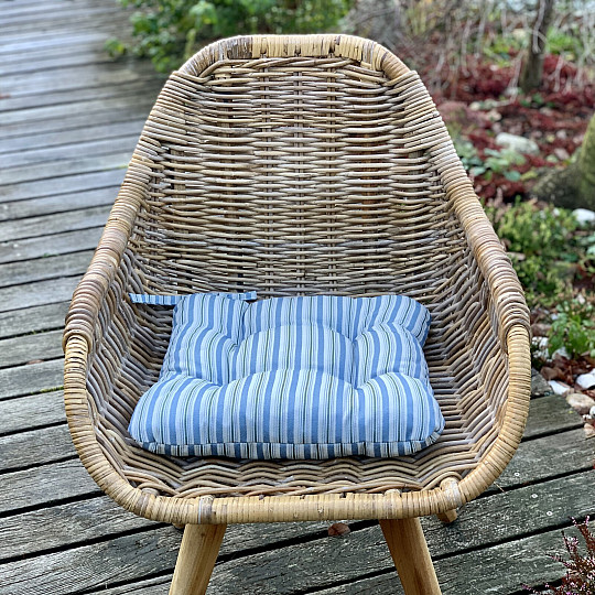 COPRISEDILE TOSCANA MULTI STRIPE blu