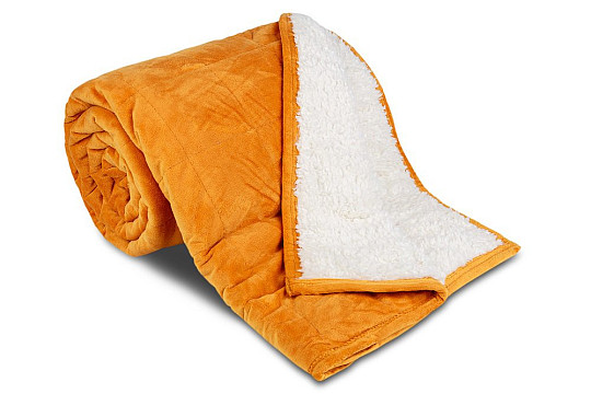 coperta in microfibra EXTRA SOFT PECORA punto St. cannella