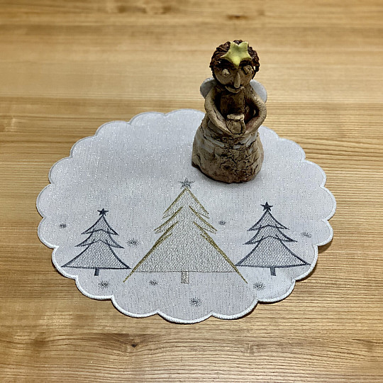 Tovaglietta GREY GOLDEN TREES