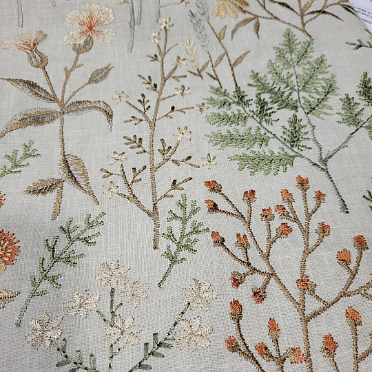 Sciarpa ricamata GINGER BEIGE