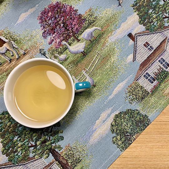 Tovaglia e sciarpa in arazzo VENKOV