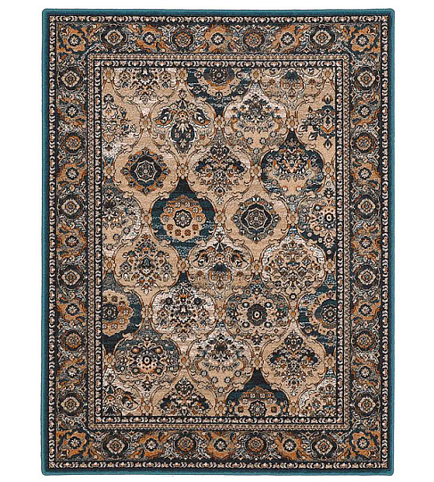 Tappeto di lana di lusso ISFAHAN Forenza smeraldo/smeraldo