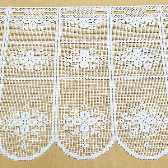 Tenda in vetro colorato OTYLKA WHITE