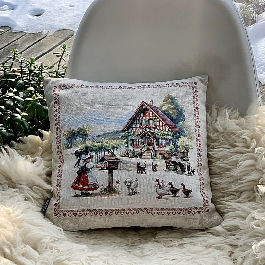 Federa per cuscino in arazzo DVOREK