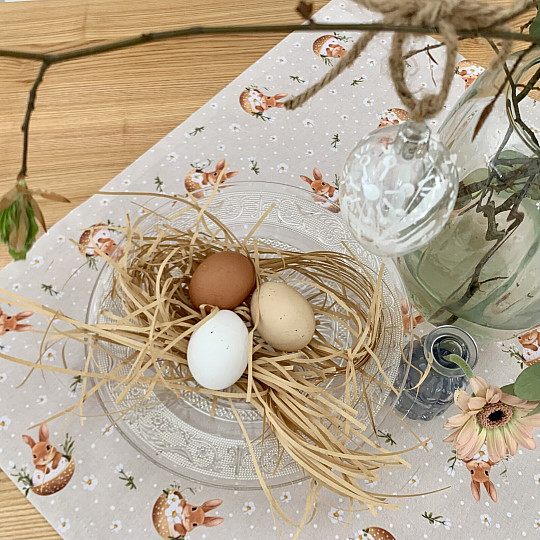 Tovaglia e sciarpa pasquale BUNNY NELA