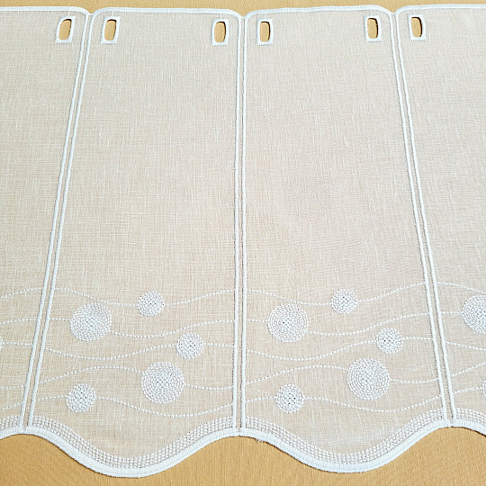 Tenda per vetrate artistiche GERSTER 11857 ruote bianche