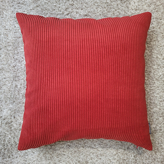 Federa decorativa ROSSO ARDENTE