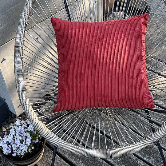 Federa decorativa ROSSO ARDENTE