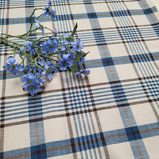 Tovaglia e sciarpa ANZOL BLUE
